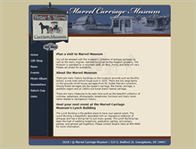 Tablet Screenshot of marvelmuseum.com